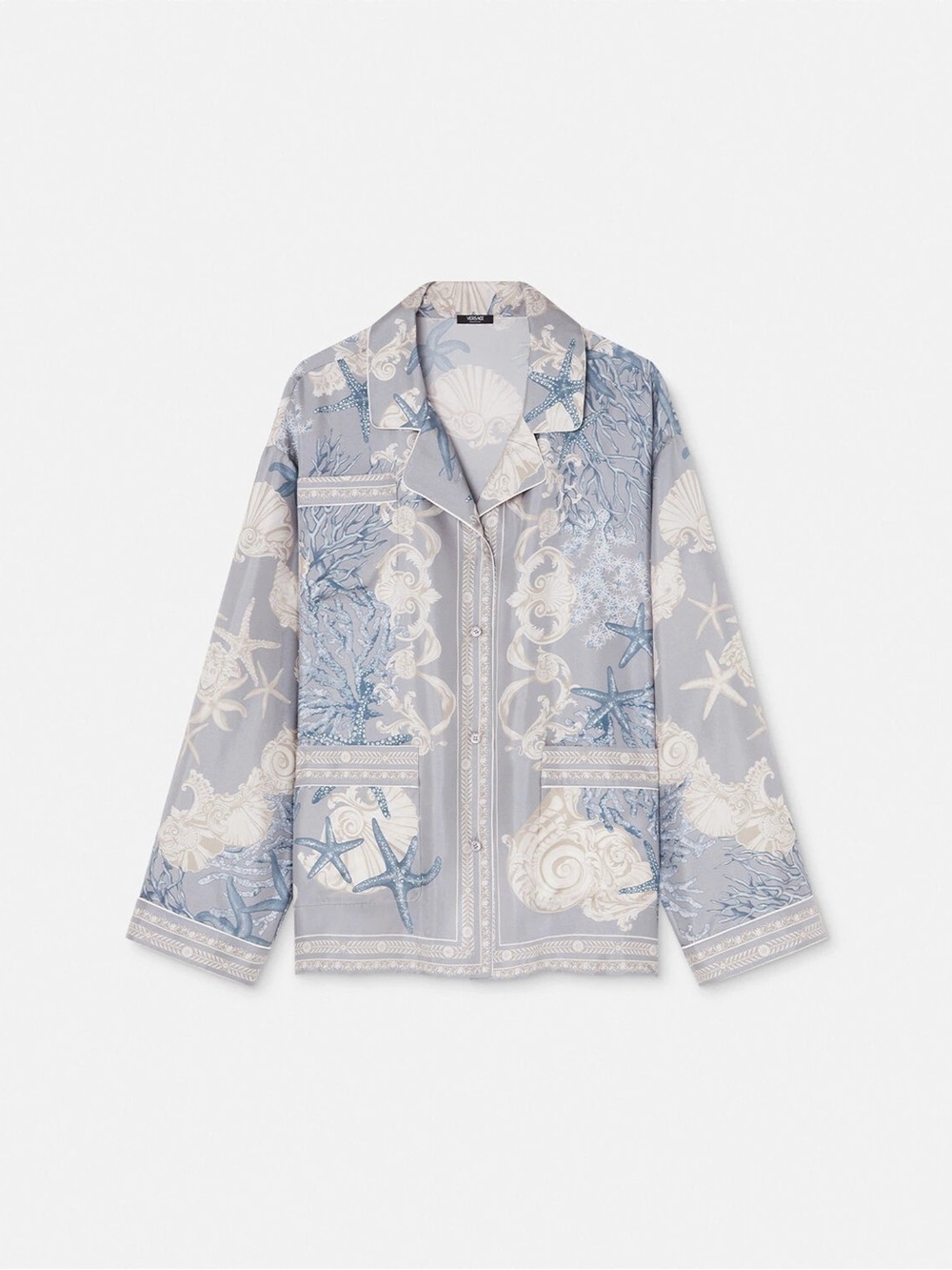 Versace Barocco Sea Oversized Silk Shirt